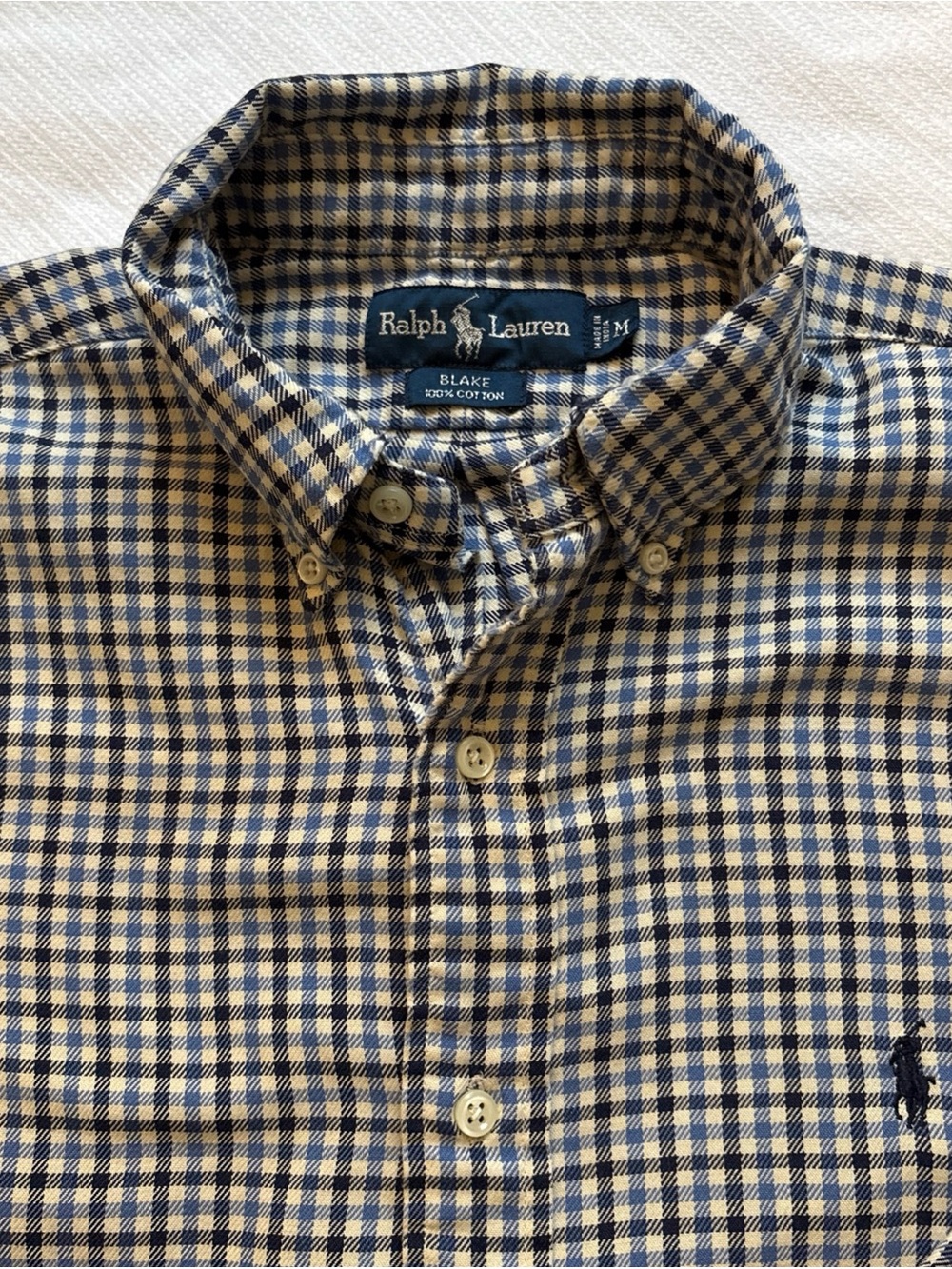Vintage Ralph Lauren Blake Classic Fit Button Down 100% Cotton